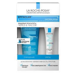 Набор La Roche-Posay гель Эфаклар очищающий пенящийся + крем-гель Эфаклар Дуо+М корректирующий 50 мл + 15 мл