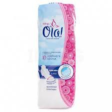 Прокладки женские Ola вингс супер топ драй удлиненные с крылышками и сеточкой 10 шт.