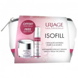 Набор Uriage Изофиль Крем против морщин для нормальной и комбинированной кожи + Сыворотка интенсивная укрепляющая против морщин 50 мл + 10 мл
