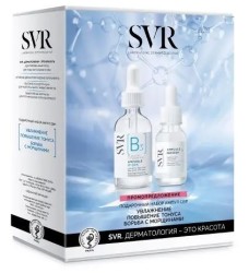 Набор SVR ампула Гидра В3 сыворотка-уход + ампула для контура глаз Рефрэш разглаживающая 30 мл + 15 мл
