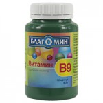 Благомин Витамин В9 (Фолиевая кислота), капсулы 90 шт
