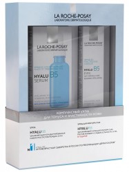 Набор La Roche-Posay Гиалу В5 сыворотка против морщин концентрированная + уход для контура глаз 30 мл + 15 мл