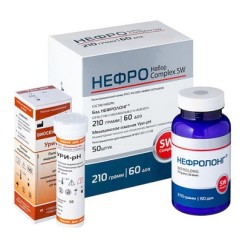 Набор Комплекс СВ Нефро Нефролонг 210 г 60 доз + полоски индикаторные УРИ-ph №50