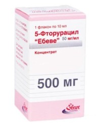 5-Фторурацил-Эбеве конц. д/р-ра д/инф. 50 мг/мл 10 мл 1 шт.