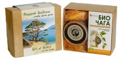 Набор Подарок Байкала БиоЧага 13 г + мед цветочный 200 г