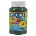Благомин Витамин А (Ретинола ацетат) 3300 МЕ, капсулы 0.25 г 90 шт
