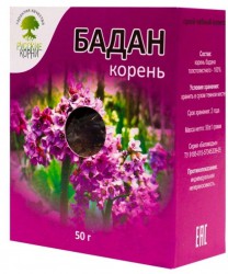 Бадана корневища 1 шт. 50 г