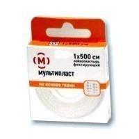 Лейкопластырь фиксирующий Мультипласт сильная фиксация р. 1смх500см 1 шт.