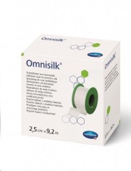 Лейкопластырь фиксирующий Omnisilk из искусственного шелка гипоаллергенный р. 2.5смх9.2м 1 шт.