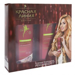 Набор Красная линия Заряд энергии шампунь + кондиционер для волос + маска для сна 250 мл + 250 мл