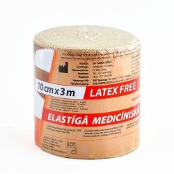 Бинт медицинский эластичный компрессионный Lauma высокой растяжимости р. 10смх3м