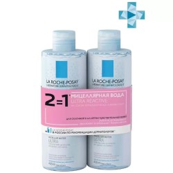 Мицеллярная вода La Roche-Posay Физио ультра реактив для склонной к аллергии чувствительной кожи 2 шт. 400 мл