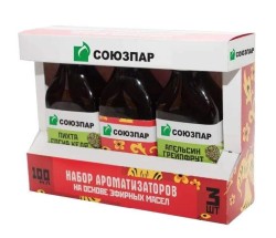 Набор Союзпар ароматизаторы на основе эфирных масел 3 шт. 100 мл