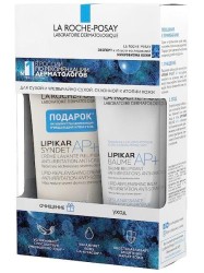 Набор La Roche-Posay Липикар бальзам АР+ 75 мл + Синдэт АР+ гель 100 мл