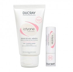 Набор Ducray Иктиан крем для рук 50 мл + стик для губ 3 г