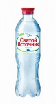 Вода питьевая, Святой источник 0.5 л газированная