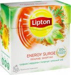 Чай зеленый, Lipton (Липтон) 1.6 г №20 Энерджи с травами пирамидки