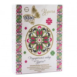 Набор Dizao Удача БОТОмаски для лица шеи и век 3D гиалуроновый филлер + Омега 3 6 9 + Пептиды PRO 3 шт.