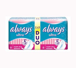 Прокладки женские Always ультра супер дуо 16 шт.