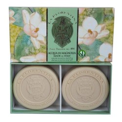 Набор La Florentina мыло туалетное твердое свежая магнолия 2 шт.