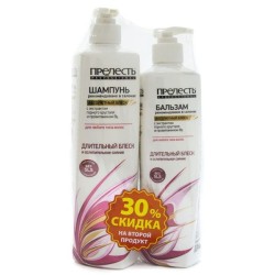 Набор Прелесть Профешнл Абсолютный блеск для любого типа волос шампунь + бальзам скидка 30% 600 мл + 400 мл
