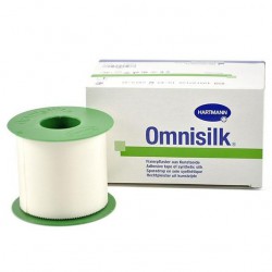 Лейкопластырь фиксирующий Omnisilk из искусственного шелка гипоаллергенный р. 1.25смх9.2м 1 шт.
