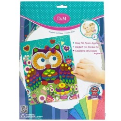 Набор D&M Сова с Грибочком для создания объемной картины