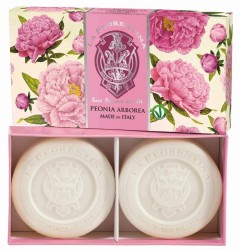 Набор La Florentina мыло туалетное твердое изысканный пион 2 шт.