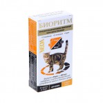 Биоритм, 500 мг 48 шт для кошек вкус курицы