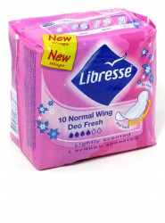 Прокладки женские Libresse инвизибл ультра клип нормал део фреш 10 шт.