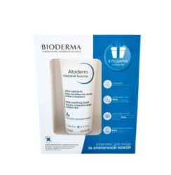 Набор Bioderma Комплекс Атодерм для ухода за атопичной кожей бальзам интенсив + масло для душа №2 75 мл + 8 мл + 8 мл