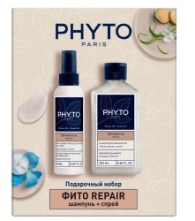 Набор Phyto Репэйр шмпунь восстанавливающий + спрей для волос восстанавливающий термозащитный 250 мл + 150 мл