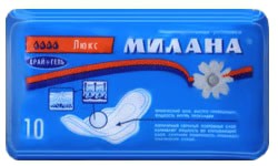 Прокладки женские Милана люкс драй гелевые 10 шт.