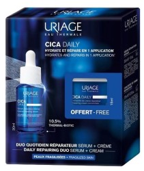 Набор Uriage Цика-Дейли сыворотка восстанавливающая + крем-концентрат восстанавливающий 30 мл + 15 мл