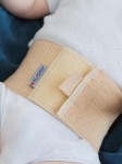 Бандаж медицинский компрессионный противогрыжевый, Эласма р. 1 (41-50 см) арт. С-380 юниор для пупочной грыжи детский бежевый