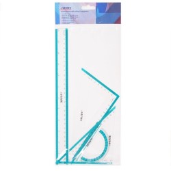 Набор deVente чертежный средний 4 предмета