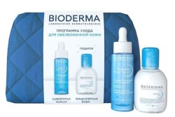 Набор Bioderma Гидрабио для обезвоженной кожи сыворотка Hialu + мицеллярная вода H2O 30 мл + 100 мл