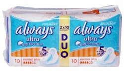 Прокладки женские Always ультра нормал плюс сенситив 20 шт.