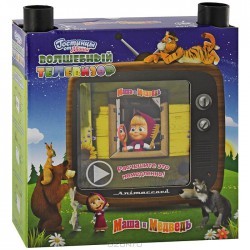 Набор Маша и Медведь Волшебный телевизор шампунька Липовый цвет + бальзамчик для волос Липовый цвет + крем-пена для ванны Молоко и мед 240 мл + 190 мл + 240 мл