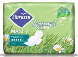 Прокладки женские Libresse нейчерал макси супер 9 шт.