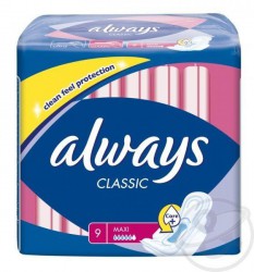 Прокладки женские Always классик макси драй 9 шт.