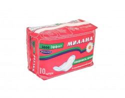 Прокладки женские Милана эффект драй + гель 10 шт.
