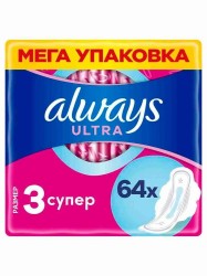 Прокладки женские Always ультра супер 64 шт.