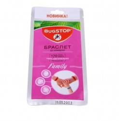 Браслет от комаров 3 шт. BugStop фэмили